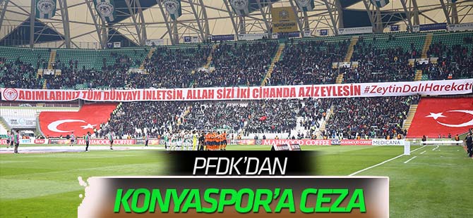 PFDK’dan Konyaspor’a ceza