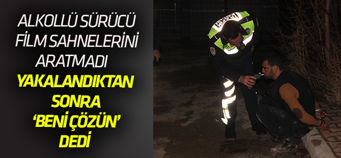 Üç polis otosuna çarpıp yakalanan alkollü sürücü: “Yabancı değiliz, niye bağladınız”