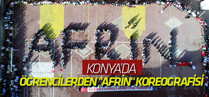 Öğrencilerden "Afrin" Koreografisi