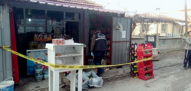 Konya'da av tüfeğiyle market soygunu