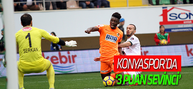 Konyaspor’da 3 Puan Sevinci