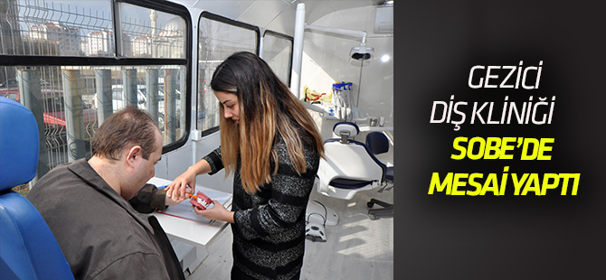 NEÜ Gezici Ağız ve Diş Kliniği hizmete SOBE’de devam etti