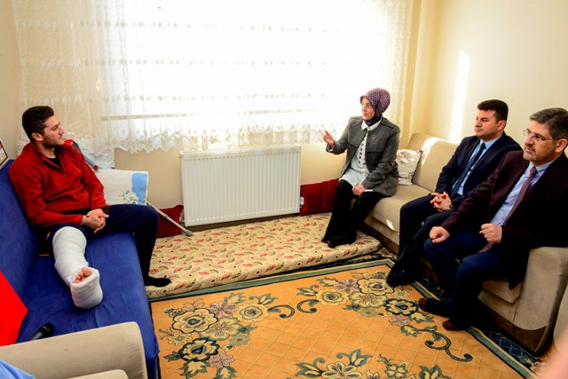 Başkan Toru’dan Afrin gazisine ziyaret