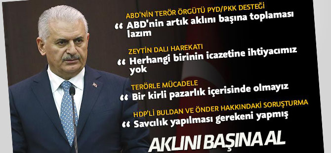 Yıldırım: ABD'nin artık aklını başına toplaması lazım