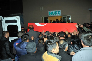 Şehit polis Ali Ergün'ün defin programı