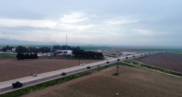 Askeri konvoy mehter marşları ile Reyhanlı’ya geldi