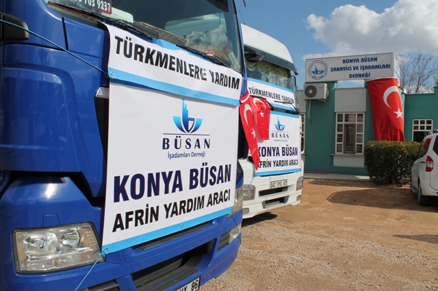 BÜSAN’dan AFRİN’e DESTEK