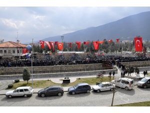 Kazada şehit olan polis son yolculuğuna uğurlandı