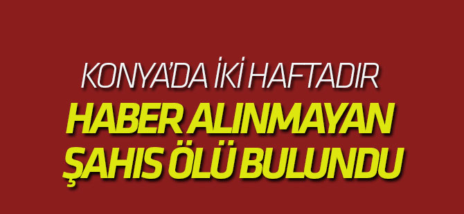 İki Haftadır Haber Alınmayan Şahıs Ölü Bulundu