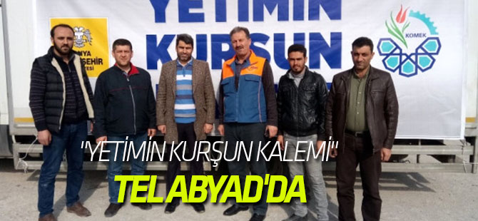Yetimin Kurşun Kalemi" Tel Abyad'da
