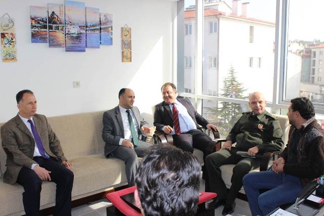 Beyşehir’in idarecilerinden gazi ziyareti