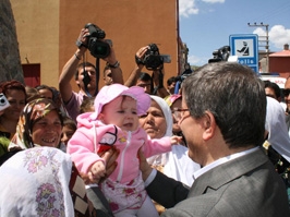 Bakan memleketi Taşkent'te