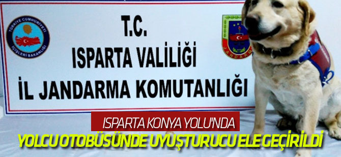Isparta'da Yolcu Otobüsünde Uyuşturucu Ele Geçirildi