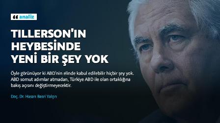 Tillerson'ın heybesinde yeni bir şey yok