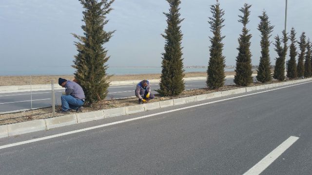 Beyşehir’in yeşil alanlarında otomatik sulama dönemi başlıyor