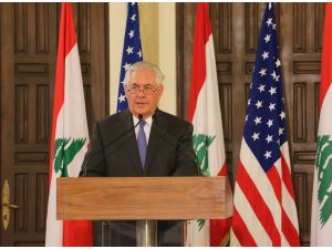 ABD Dışişleri Bakanı Tillerson'un Lübnan temasları