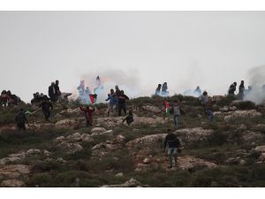 İsrail askerlerinden "zeytin ağacı diken Filistinlilere" müdahale