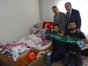 Konyaspor'dan Afrin Gazisi Ahmet Çetin’e ziyaret