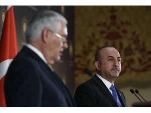 Çavuşoğlu-Tillerson ortak basın toplantısı