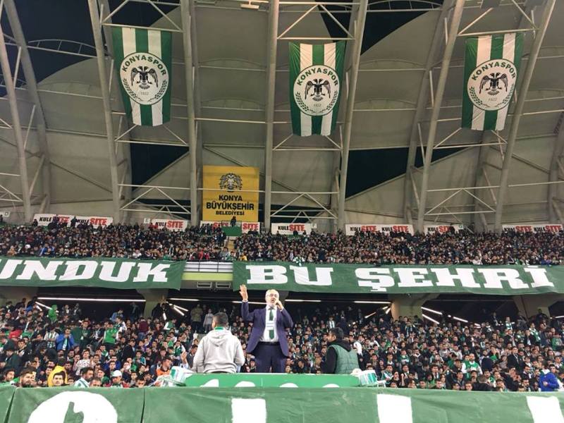 Konyaspor maçında Zeytin Dalı için dua edildi