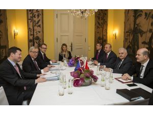 Yıldırım, AB Komisyonu Başkanı Juncker ile görüştü