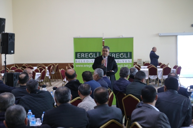 Muhtarlarla bir araya geldiler