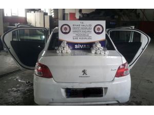 Yakıt deposundaki uyuşturucuyu "Kurt" buldu