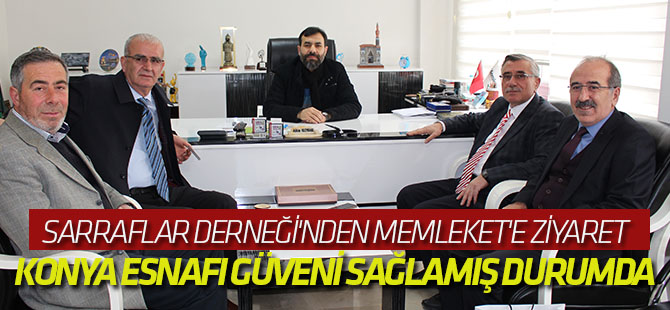 Sarraflar Derneği'nden Memleket'e ziyaret