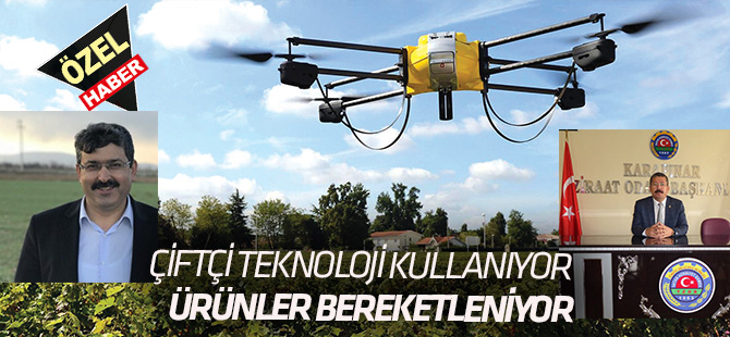 Çiftçi teknolojiye ayak uyduruyor
