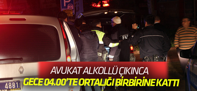 Polisten kaçan alkollü sürücü yakalanınca avukat kimliği göstermek istedi