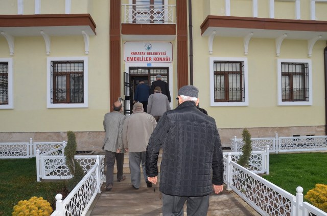 Karatay’ın 20.Konağı Emekli Büyüklerimizin Hizmetinde