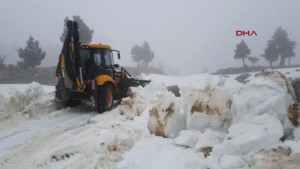 Akseki-Seydişehir Yolunda yayla yolları kapandı