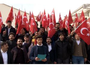 Üniversite öğrencilerinden Zeytin Dalı Harekatı'na destek