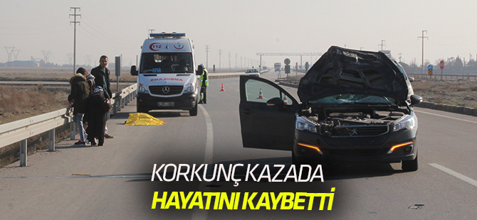 Konya'da otomobilin çarptığı yaya öldü