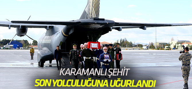 Afrin şehidi Ünlü, son yolculuğuna uğurlandı