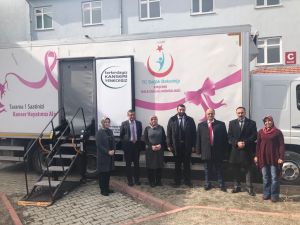 Kaman'da gezici kanser tarama aracı