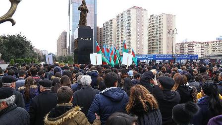 Hocalı Katliamı'nın kurbanları anılıyor