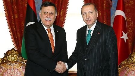 Cumhurbaşkanı Erdoğan Serrac'ı kabul etti
