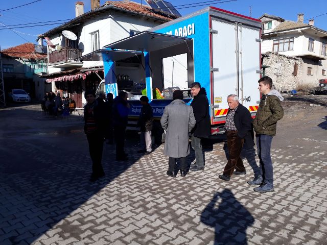 Beyşehir Belediyesi sosyal hizmet ve ikram aracı hizmette