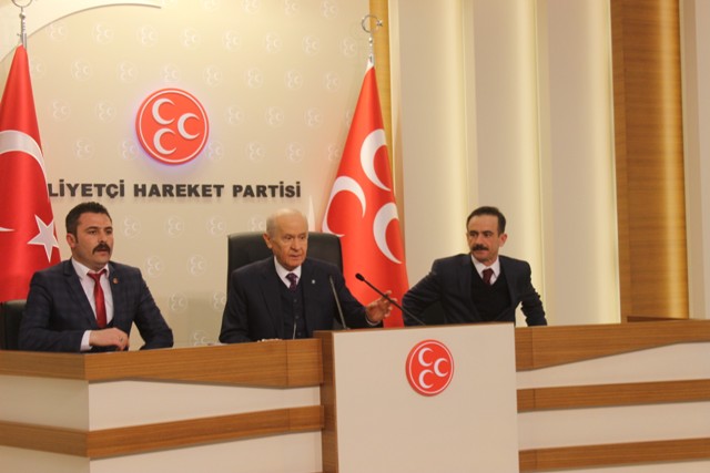 MHP Karapınar ilçe teşkilatı Bahçeli'yi ziyaret etti