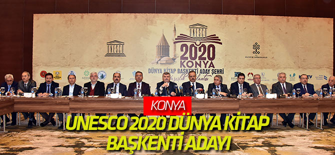 Konya, UNESCO 2020 Dünya Kitap Başkenti Aday Şehri
