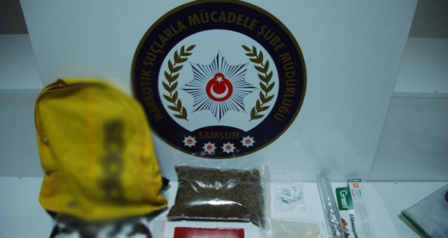Samsun'da uyuşturucu operasyonu: 5 gözaltı !