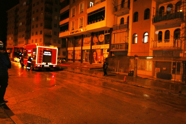 Seydişehir'de iş yeri yangını