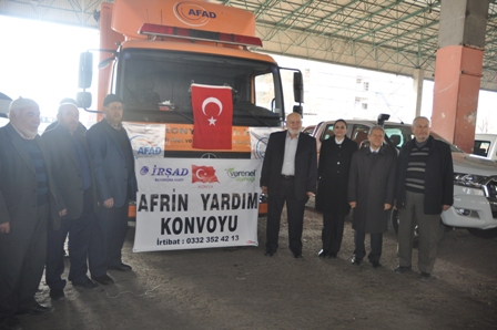 İrşad Dayanışma Vakfı’dan Suriye’ye yardım