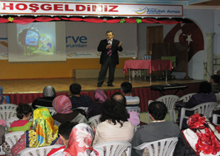 "Okul evde başlar" semineri yapıldı