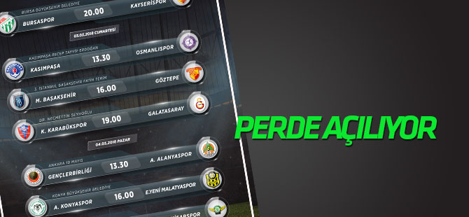 Futbolda haftanın programı