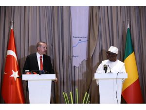 Erdoğan-Keita ortak basın toplantısı