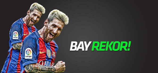 Messi rekora doymuyor