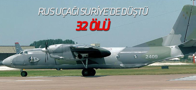 Suriye'de Rus kargo uçağı düştü: 32 ölü