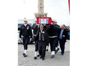 Şehit polis memuru son yolculuğuna uğurlandı